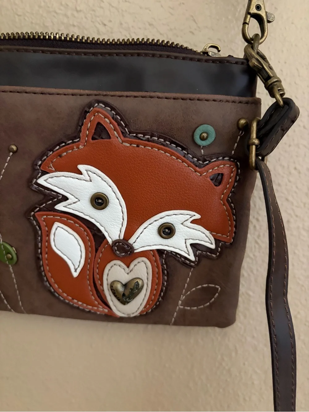 Chala Foxy Fox Woodland Women’s Crossbody Purse CUTE!!